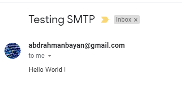 Result of sending email via SMTP in C#